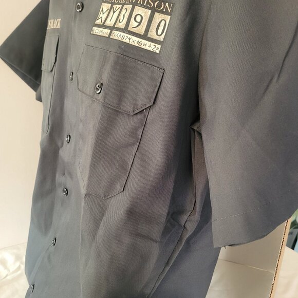 Harry Potter Sirius Black Azkaban Prison Shirt – Men's Large Cosplay Button-Up - Picture 8 of 14